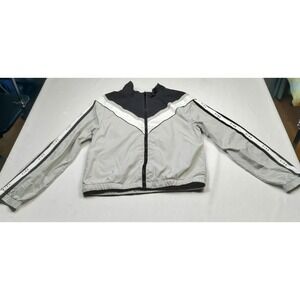 Victoria Secret PINK XS/Small‎ Gray Light Jacket Coat Wind Breaker Full Zip